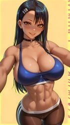 ai_generated bare_shoulders big_breasts breasts cleavage close-up cute female female_focus female_only firm_breasts focus hayase_nagatoro large_breasts leggings light light_skin looking_at_viewer midriff muscle muscles navel navel_piercing nsfw please_don't_bully_me,_nagatoro portrait round_breasts seducing seductive seductive_body seductive_eyes seductive_gaze seductive_look seductive_mouth seductive_pose seductive_smile selfie selfie_pose sideboob simple_background sky4maleja sports sports_bra sports_uniform sportswear tanned_skin thick_thighs toned_body toned_stomach upper_body