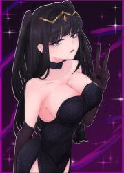 alternate_costume black_hair breasts female female_only fire_emblem fire_emblem_awakening nintendo serafineart1001 solo tharja_(fire_emblem)