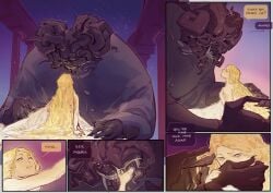 116116116 2boys blonde_hair elden_ring femboy fromsoftware kissing_hand male_on_femboy mind_break mind_control miquella miquella_the_kind miquellester mohg_lord_of_blood seductive shadow_of_the_erdtree