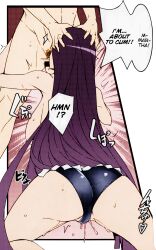 ban!_(bansankan) big_ass big_breasts big_butt bikini_bottom blowjob colored completely_naked completely_naked_male completely_nude completely_nude_male cumming cumming_from_giving_oral doujin drinking_cum fan_colored fate/grand_order fate_(series) fellatio frilled_bikini fujimaru_ritsuka_(male) grab grabbing grabbing_head head_grab huge_ass naked naked_male nude nude_male on_her_knees orgasm panel pubic_hair pussy_juice pussy_juice_drip pussy_juice_trail saint_martha saint_martha_(swimsuit_ruler) shock shocked shocked_expression sucking sucking_penis swallowing swallowing_cum thong_bikini wetting wetting_underwear