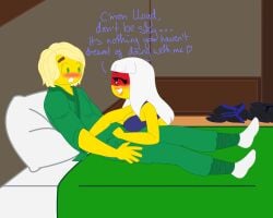 anthro duchess_pixal harumi_(ninjago) lego lloyd_garmadon ninjago sons_of_garmadon_(ninjago) tagme