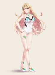 mythra from nintendo by shinae