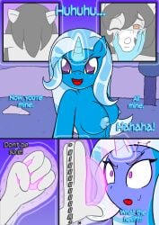 anthro breasts comic english_text furry magic my_little_pony nude nude_female original_character otakon page_5 trixie_(mlp)