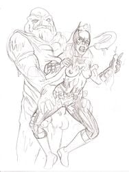 batgirl batgirl_(stephanie_brown) batman_(series) clayface crocwerx dc dc_comics stephanie_brown tagme