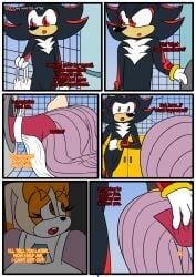 anthro bunny_girl comic english_text furry otakon page_14 shadow_the_hedgehog sonic_(series) stuck vanilla_the_rabbit washing_machine what_are_you_doing,_step_bro?