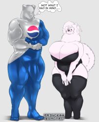 big_breasts cumu female furry pepsiman_(cosplay) princess_samoyed princesssamoyed tagme