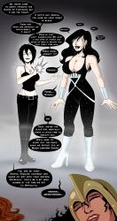 2girls 3girls amazon ankh ankh_earrings ankh_necklace big_breasts black_hair black_lantern black_lantern_corps breasts cleavage clothed dc dc_comics death_of_the_endless donna_troy earrings female female_only glowing_eyes goth goth_girl gothic helmet high_heel_boots human humanoid large_breasts light-skinned_female lipstick long_hair mind_control necklace neckwear pale pale-skinned_female pale_skin perky polmanning sleeping smile solddate starry_hair starry_sky_print superheroine the_sandman white_eyes white_skin wonder_girl wonder_woman_(series)