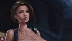 1girls alternate_version_available animated aqua_eyes biohazard boobdollz bouncing_breasts brunette cameltoe capcom cleavage curvy erect_nipples female gif gigantic_breasts huge_areolae huge_ass jill_valentine jill_valentine_(sasha_zotova) puffy_nipples realistic resident_evil short_hair thick_lips voluptuous wide_hips