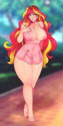 1girls areolae big_breasts breasts clothed clothed_female clothing curvy curvy_figure cutie_mark equestria_girls female female_only friendship_is_magic green_eyes hasbro human humanization humanized large_breasts law-zilla lingerie long_hair my_little_pony nipples nipples_visible_through_clothing pussy red_hair see-through see-through_clothing shiny shiny_hair shiny_skin solo solo_female solo_focus species_transformation sunset_shimmer tattoo tattoos thick_thighs two_tone_hair voluptuous yellow_hair