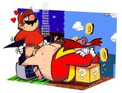 anal crossover dr._eggman eggman_classic erection gay ivo_robotnik male/male male_only mario mario_(series) moustache naughtybassard nintendo penetration penis robotnik sex sonic_(series) super_mario_bros. super_mario_bros._(nes) torquewintress