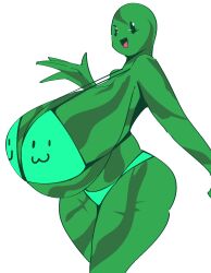 anthro big_breasts bloobiesus female fruit fruit_humanoid huge_breasts hyper tagme theboobiesus watermelon