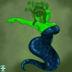 2021 apode ass big_ass big_breasts big_butt blue_clothing blue_dress breasts cleavage clothed clothing colored_sketch cyclops draconcopode dress european_mythology eyeless female greek_mythology green_body green_hair green_skin hair huge_breasts humanoid i,_medusa lamia large_breasts legless lips lipstick living_hair makeup mature_female medusa medusa_(miitopia) miitopia milf multi_eye mythology nintendo pseudo_hair red_lips red_lipstick reptile scalie serpentine sketch snake snake_hair solo split_form that-girl-whodraws thick_lips wide_hips yukihana_draws