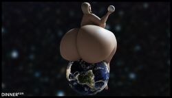 1girls 3d ass ass_bigger_than_body ass_bigger_than_head ass_bigger_than_planet big_ass blonde_female blonde_hair chubby chubby_female dat_ass daz3d dinner-kun earth enormous_ass female giant_ass giantess gigantic_ass highres huge_ass hyper hyper_ass large_ass massive_ass medium_hair moon nude nude_female planet selina_petoit short_hair sitting sitting_on_planet space