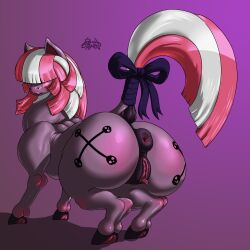 absurd_res anus ass big_butt equid equine feral genitals hasbro hi_res horse mammal my_little_pony pony pussy rashchaos tagme thick_thighs thick_tights