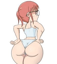 1girls 2020s 2022 20s ass ass_focus big_ass big_butt bottom_heavy bottomwear bubble_ass bubble_butt butt curvaceous curvy curvy_body curvy_female curvy_figure curvy_hips dat_ass digital_drawing_(artwork) digital_media_(artwork) eyebrows eyelashes female female_focus female_only glasses hi_res hips huge_ass huge_butt human human_focus human_only kobayashi large_ass large_butt looking_at_viewer looking_back lotikmac miss_kobayashi's_dragon_maid panties plump_ass ponytail red_eyes red_hair redhead solo solo_female solo_focus thick thick_ass thick_thighs thighs topwear underwear white_panties wide_hips