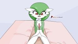 1boy 1girls animated big_eyes cowgirl_position daniark female female_penetrated gardevoir green_hair human human_on_humanoid human_penetrating human_penetrating_humanoid humanoid humanoid_penetrated male male/female male_human/female_pokemon male_penetrating male_penetrating_female no_sound penetration pokémon_(species) pokemon pokemon_(species) pokephilia pussy red_eyes sex tagme video white_body