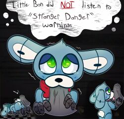 analog_horror animatronic anthro blowjob bon_(the_walten_files) bowtie bunny_boy comic fellatio green_eyes little_bon(the_walten_files) oral oral_sex red_bowtie robot tagme tagme_(artist) the_walten_files