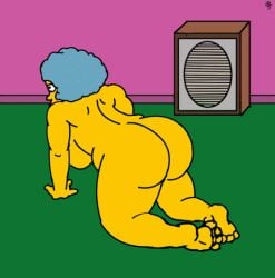 animated female selma_bouvier tagme the_simpsons throwing_it_back