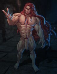 1male abs balls ballsack bara barbell_piercing beard blitzturner breath_of_the_wild claws facial_hair flaccid foreskin ganondorf humanoid humanoid_penis intact long_foreskin long_hair_male male male_nipples male_only male_pubic_hair manly masculine mature_male muscles muscular_male nipple_piercing nude nude_male pecs penis pointy_ears red_hair rehydrated_ganondorf scrotum semi-erect solo solo_male tears_of_the_kingdom testicles the_legend_of_zelda uncut unretracted_foreskin veiny_penis yellow_eyes