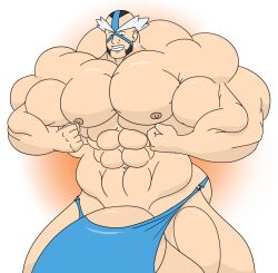 abs biceps bodybuilder bughemoth human hyper hyper_balls hyper_bulge hyper_genitalia hyper_muscles hyper_penis hyper_testicles male male_focus male_only muscle muscles muscular muscular_arms muscular_ass muscular_back muscular_legs muscular_male muscular_thighs nipples pecs pokemon veins veiny_penis