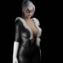 black cat (insomniac) from marvel by eduardcreator