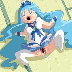 clothing cure_marine erika_kurumi heartcatch_pretty_cure! magical_girl merumeto pretty_cure sex_doll small_breasts stockings tagme