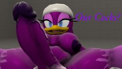 3d 3d_(artwork) 3d_artwork 3d_model big_breasts big_penis blaze_the_cat breasts five_(artist) futanari oh_these?_(meme) penis sfm_default_map solo sonic_(series) source_filmmaker thick_penis thick_thighs wave_the_swallow