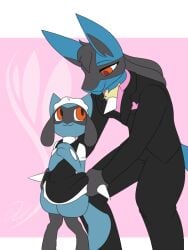 2022 :3 :o animated anthro assisted_exposure big_dom_small_sub blue_body blue_fur breasts business_suit clothed clothed/nude clothed_female clothing covering covering_breasts covering_crotch covering_self cub dana_(danathelucario) dana_the_lucario deadxqueen digital_media_(artwork) dominant dominant_female duo female female/female frame_by_frame fur genitals head_tuft loop lucario maid_headdress maid_uniform nintendo nipples nude open_mouth ornaa pantsing pink_clothing pink_underwear pokemon pokemon_(species) pussy red_eyes riolu short_playtime size_difference smile suit tail_motion tailwag tuft underwear undressing undressing_another uniform video_games young