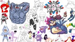 4chan ambiguous_gender anon anthro caterpie collaboration female female/female feral funny gardevoir gengar group group_picture hi_res hisuian_samurott hisuian_typhlosion human humanoid lopunny machamp machoke male mammal mega_evolution mega_lopunny nintendo patohoro pokémon_(species) pokemon pokemon_(species) pokemon_legends:_arceus pokemon_on_pokemon regional_form_(pokémon) tagme toxtricity video_games weedle wooper zangoose zoroark