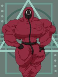 69yano69 abs biceps bodybuilder hyper male male_focus male_only muscle muscles muscular muscular_arms muscular_ass muscular_back muscular_legs muscular_male muscular_thighs nipples pecs pink_guard squid_game tight_clothing veins veiny_penis