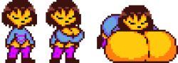 1girls ass_expansion big_breasts breast_expansion breasts brown_hair butt_expansion expansion expansion_sequence female female_only frisk full_body heavy_breasts hips huge_ass huge_breasts human human_only humanoid hyper hyper_ass hyper_breasts inflation large_breasts massive_breasts pixel_art sabs3 solo solo_female thiccfication thick thick_thighs thighs top_heavy transparent_background undertale wide_hips