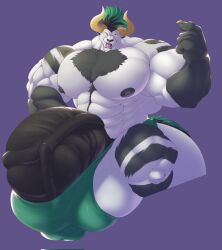 abs balls biceps bodybuilder furry hyper hyper_balls hyper_genitalia hyper_muscles hyper_penis hyper_testicles male male_focus male_only muscles muscular muscular_arms muscular_ass muscular_back muscular_legs muscular_male muscular_thighs nipples pecs penis testicles veins veiny_penis yoohatzu