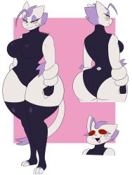 big_ass big_breasts dewwydarts dewwydartz female mienshao pokémon_(species) pokemon tagme thick_thighs wide_hips