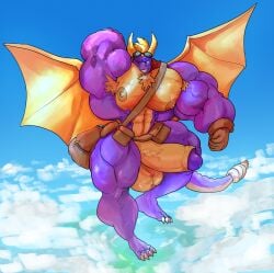 69yano69 abs biceps bodybuilder furry hyper hyper_balls hyper_genitalia hyper_muscles hyper_penis hyper_testicles male male_focus male_only muscle muscles muscular muscular_arms muscular_ass muscular_back muscular_legs muscular_male muscular_thighs nipples pecs spyro spyro_the_dragon veins veiny_penis