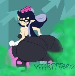 1girls ass big_ass big_butt bottom_heavy brap callie_(splatoon) da-fuze enormous_ass enormous_butt enormous_fart fart fart_cloud fart_everywhere fart_fetish farting female female_only full_of_gas gas gassy huge_ass hyper_ass hyper_butt inkling looking_back nintendo smell smelly smelly_ass solo solo_female splatoon stinky thick_thighs twerking