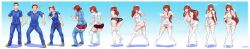 ass_expansion blue_eyes brainwashing breast_expansion eye_color_change gender_transformation hair_growth hopetg identity_death male_to_female mauitg_(artist) mtf_transformation nurse nurse_hat nurse_uniform personality_change red_hair rule_63 transformation transformation_sequence