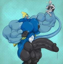 69yano69 abs biceps bodybuilder furry hyper hyper_balls hyper_genitalia hyper_muscles hyper_penis hyper_testicles inteleon male male_focus male_only muscle muscles muscular muscular_arms muscular_ass muscular_back muscular_legs muscular_male muscular_thighs nipples pecs pinching_nipples pokemon pokemon_(species) veins veiny_penis