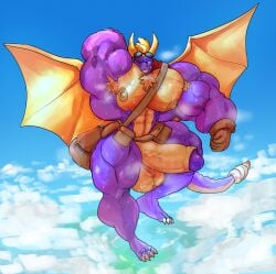 69yano69 abs biceps bodybuilder furry hyper hyper_balls hyper_genitalia hyper_muscles hyper_penis hyper_testicles male male_focus male_only muscle muscles muscular muscular_arms muscular_ass muscular_back muscular_legs muscular_male muscular_thighs nipples pecs spyro spyro_the_dragon sweating_profusely veins veiny_penis