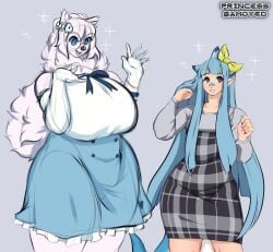 big_breasts cumu female princess_samoyed princesssamoyed tagme