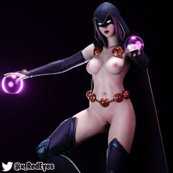 1girls 3d alternate_version_available armwear artist_name athletic belt breasts cape dc dc_comics exposed_breasts exposed_pussy female female_only fit fit_female fortnite functionally_nude goth goth_girl hood_up human light-skinned_female light_skin looking_at_viewer mask masked masked_female piercing posing pussy rachel_roth raven_(dc) raven_(fortnite)_(dc) solo solo_female superheroine teen_titans thigh_boots x_redeyes