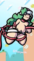 big_breasts dress francyart34 long_hair mario_(series) piranha_plant piranha_plant_girl tentacle voluptuous yoshi yoshi's_island