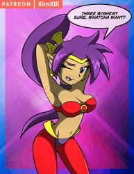 animated ass_expansion bimbo bimbofication brain_drain breast_expansion breasts corruption dialogue edit english_text femsub gif huge_breasts kiroxiii large_breasts long_hair looking_at_viewer nipples purple_hair seductive_look shantae shantae_(character) slideshow talking_to_viewer thigh_expansion transformation wish