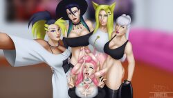 4futas after_oral ahri akali anmatiel big_breasts big_penis black_hair blonde_hair blue_eyes clothed clothed_futanari cum cum_in_mouth cum_on_breasts cum_on_face cum_on_penis erection evelynn female futanari groping_ass k/da_all_out_ahri k/da_all_out_akali k/da_all_out_evelynn k/da_all_out_kai'sa k/da_all_out_seraphine k/da_all_out_series k/da_series kai'sa league_of_legends league_of_legends:_wild_rift lipstick lipstick_mark lipstick_on_penis nail_polish open_mouth penis purple_eyes selfie seraphine_(league_of_legends) thick_thighs tongue_out uncensored white_hair yellow_eyes