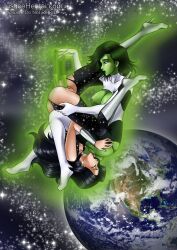 2d 2girls 69_position breasts cunnilingus dc dc_comics dildo donna_troy double_penetration female female_only green-skinned_female green_lantern green_lantern_(series) green_skin high_heel_boots jade_(dc) justicehentai.com lesbian_sex licking_pussy multiple_girls nipples sex_toy superheroine wonder_girl wonder_woman_(series) yuri