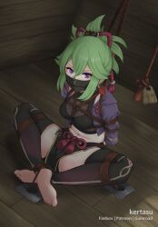 kuki shinobu from genshin impact by kertasu