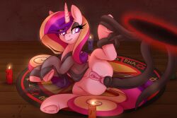 absurd_res alicorn anal anal_sex anus candle equid equine female feral friendship_is_magic genitals hasbro hi_res horn lit_candle magic magic_circle mammal my_little_pony pearlyiridescence penetration portal princess_cadance_(mlp) pussy shallow_penetration spread_legs spreading tentacle tentacle_in_ass tentacle_penetration wings