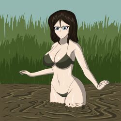 breasts female girls_und_panzer grenadier211 mud nonna quicksand solo tagme