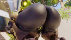 3d animated big_ass bubble_butt huge_ass mp4 orisa overwatch robot_girl snips456 snips456fur sound tagme twerking video