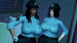 2boys 2girls 3d animated areola big_ass big_breasts big_butt blowjob breasts chubby hi_res highres huge_ass huge_breasts large_ass large_breasts large_penis light-skinned_female light_skin massive_breasts nipples no_sound oral oral_penetration oral_sex ozisan police police_hat police_officer police_uniform policewoman prisoner prone_bone rape restroom rough_sex sex tagme thick_ass thick_thighs video voluptuous wide_hips