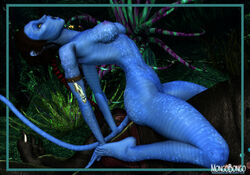 1girls 3d alien alien_girl alien_only avatar cowgirl_position interspecies mongo_bongo na'vi neytiri thanator